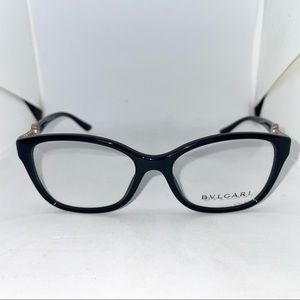 Bvlgari 4109 501 Black / Gold Chain Eyeglasses